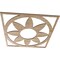 Ekena Millwork Blume Wood Fretwork Pierced Ceiling Medallion, Red Oak, 20"OD x 7"ID x 3/8"T CMWP20X20X0375BLRO - alternate 5